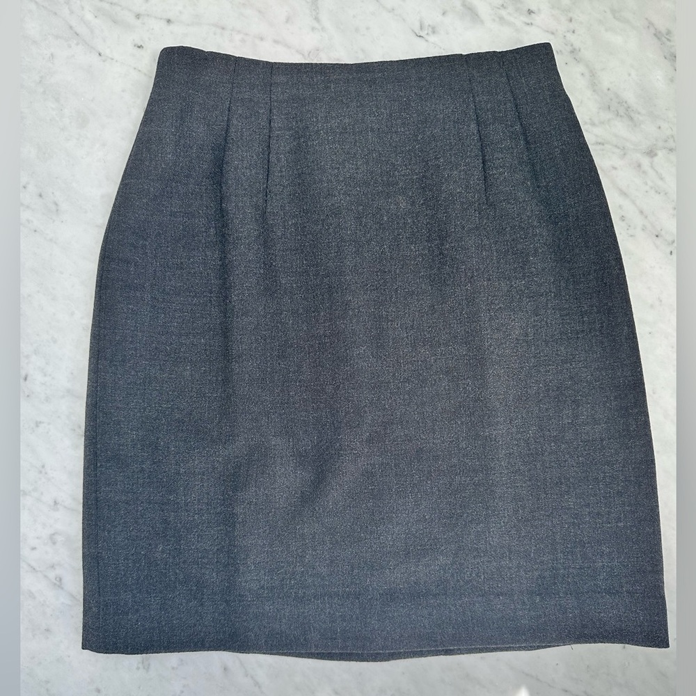 Sleek Wool Pencil Skirt EUC